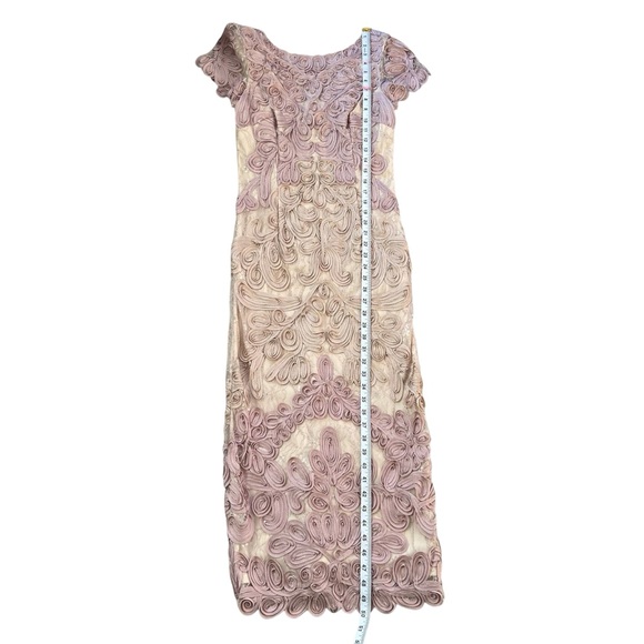 Anthropologie BHLDN JS Collection Soutache Santiago Dress Pink Mauve Sz 4 - Picture 9 of 11